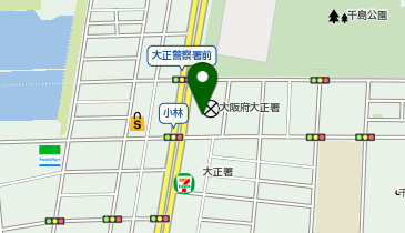 ハードオフ大阪大正店の地図画像