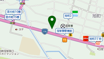 ハードオフ宝塚店の地図画像