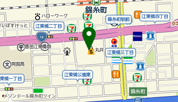 ハードオフ錦糸町マルイ店の地図画像