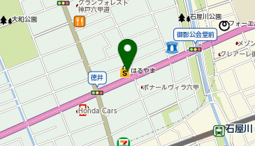 ハードオフ神戸灘店の地図画像