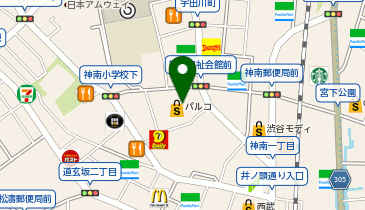 ハードオフ幻の渋谷店の地図画像