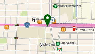 ハードオフ大阪湯里店の地図画像