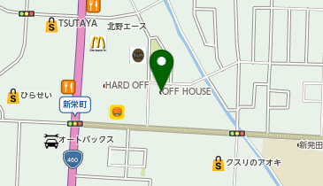 オフハウス新発田店の地図画像