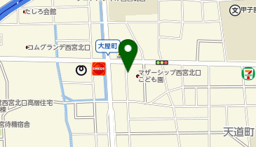 オフハウス西宮店の地図画像