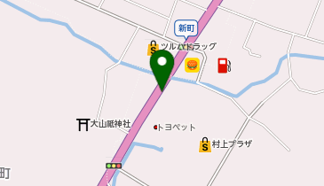 オフハウス村上店の地図画像