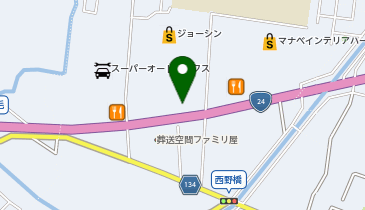 オフハウス岩出店の地図画像