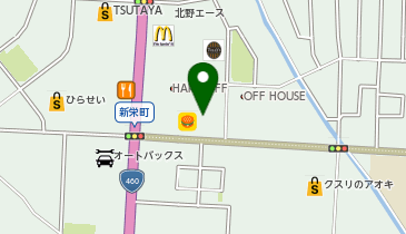ホビーオフ新発田店の地図画像