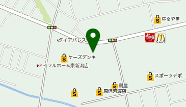 ホビーオフ新潟河渡店の地図画像