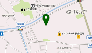 ホビーオフイオンモール伊丹昆陽店の地図画像