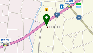 ハードオフ50号桐生西店の地図画像