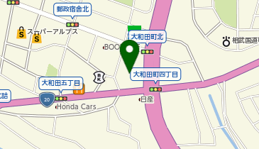 ハードオフ八王子大和田店の地図画像