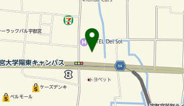 ハードオフ宇都宮駅東店の地図画像