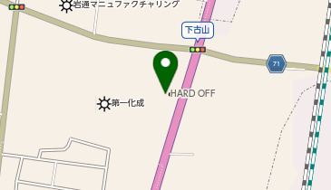 ハードオフ4号栃木石橋店の地図画像