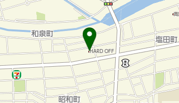 ハードオフ高知和泉店の地図画像