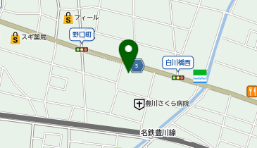 ハードオフ豊川店の地図画像