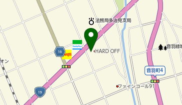ハードオフ多治見店の地図画像
