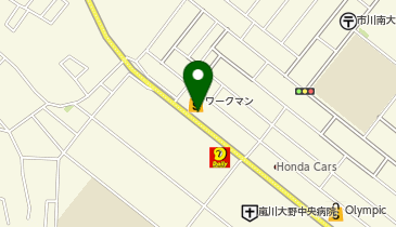 ハードオフ市川大野店の地図画像