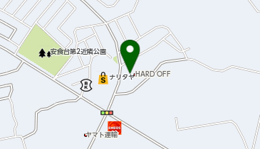 ハードオフ安食店の地図画像