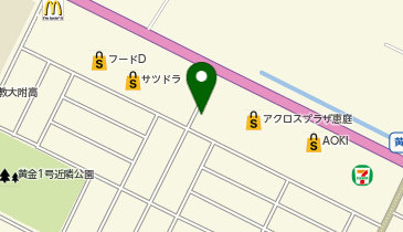 ハードオフ恵庭店の地図画像