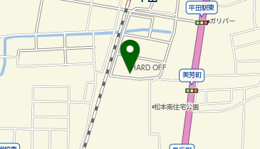 ハードオフ松本平田店の地図画像