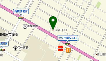 ハードオフ相模原矢部店の地図画像