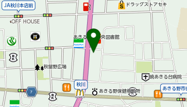 ハードオフあきる野店の地図画像