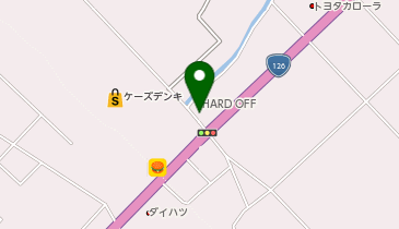 ハードオフ千葉成東店の地図画像