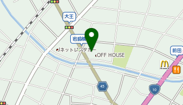 ハードオフ都城大王店の地図画像