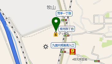 ハードオフグッデイ八幡東店の地図画像