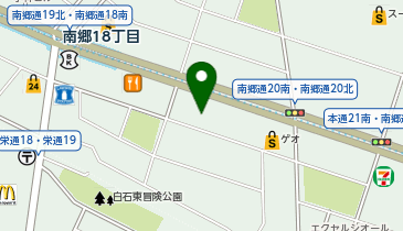 ブックオフ札幌南郷20丁目店の地図画像