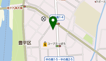 ブックオフ札幌中の島店の地図画像