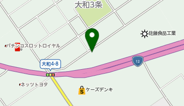 ブックオフ岩見沢店の地図画像