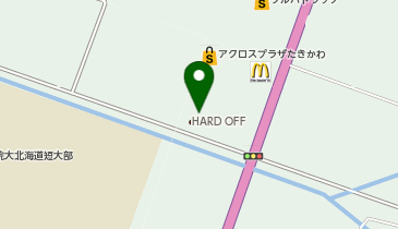 ブックオフ滝川店の地図画像