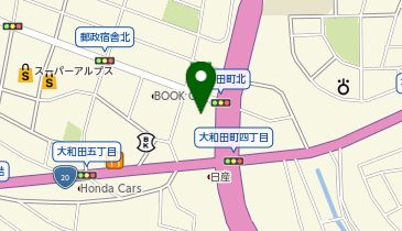 オフハウス八王子大和田店の地図画像