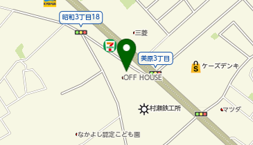 オフハウス函館昭和店の地図画像