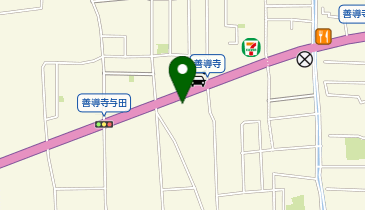 オフハウス久留米善導寺店の地図画像