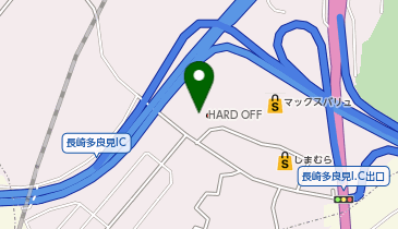 オフハウス長崎多良見店の地図画像