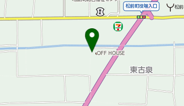 オフハウス伊予松前店の地図画像