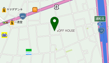 オフハウス浦和栄和店の地図画像