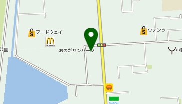 オフハウス小野田店の地図画像