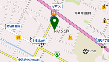 オフハウス杉戸店の地図画像