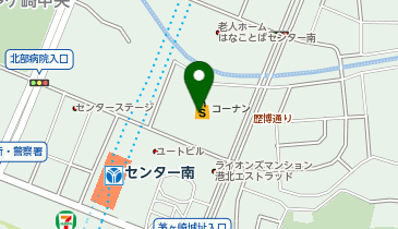 オフハウスコーナン港北センター南店の地図画像