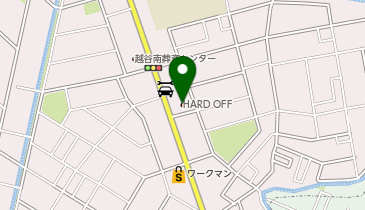 オフハウス越谷南店の地図画像