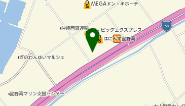 オフハウスはにんす宜野湾店の地図画像