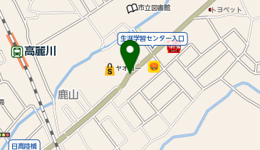 オフハウス高麗川店の地図画像