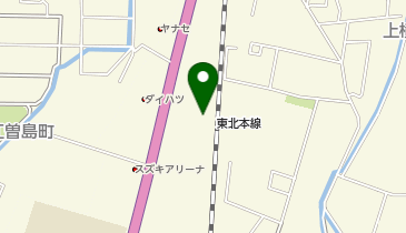 オフハウス宇都宮上横田店の地図画像