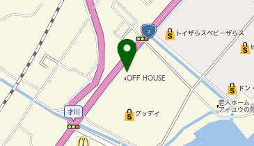 オフハウス長府店の地図画像