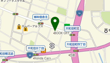 モードオフ八王子大和田店の地図画像