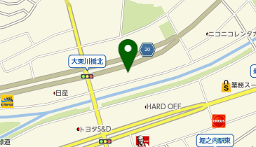 ガレージオフ八王子堀之内店の地図画像
