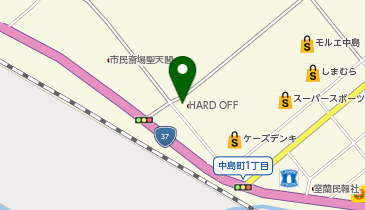 ホビーオフ室蘭店の地図画像